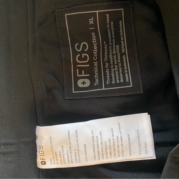 Figs scrub pants, black - Picture 4 of 9